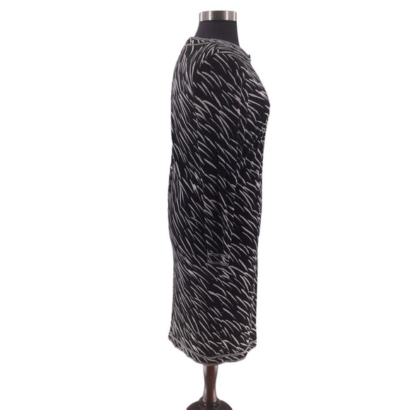 Vintage ROBERT JANAN design by EVA  1980s Black and White Dress - Picture 11 of 12